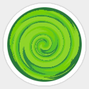 Mysterious Green Portal Sticker